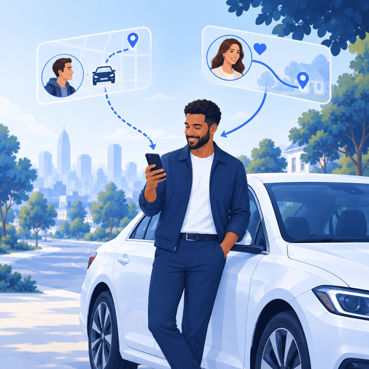 Illustration for Build direct bookings alongside rideshare apps