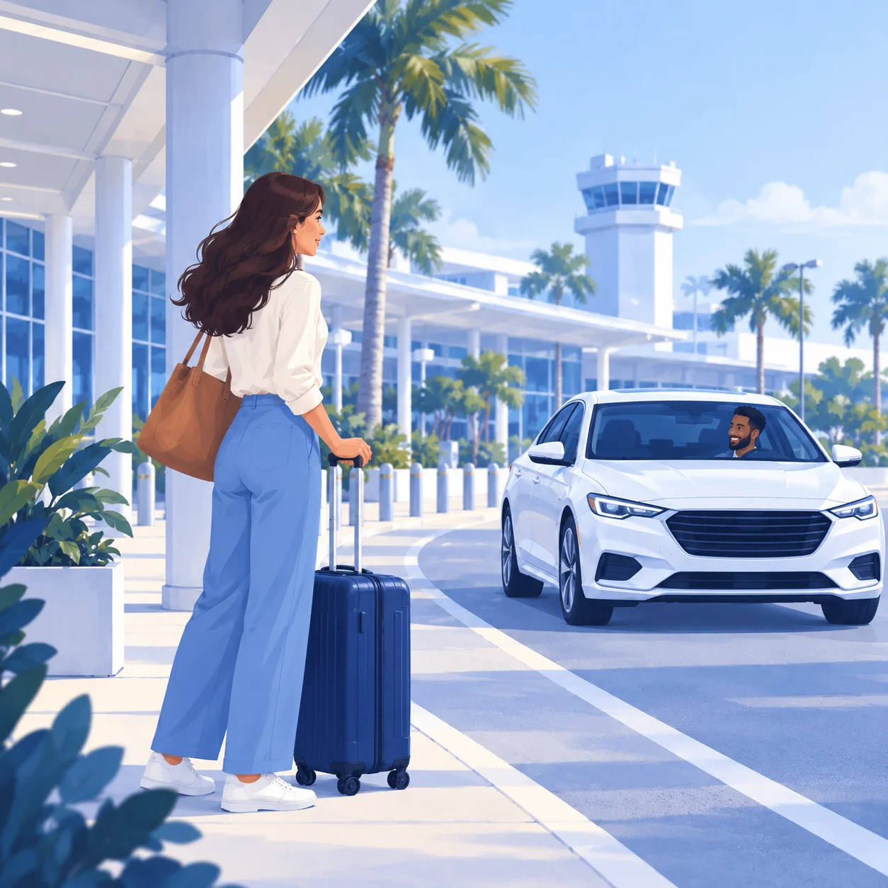 Illustration for SRQ airport pickup guide