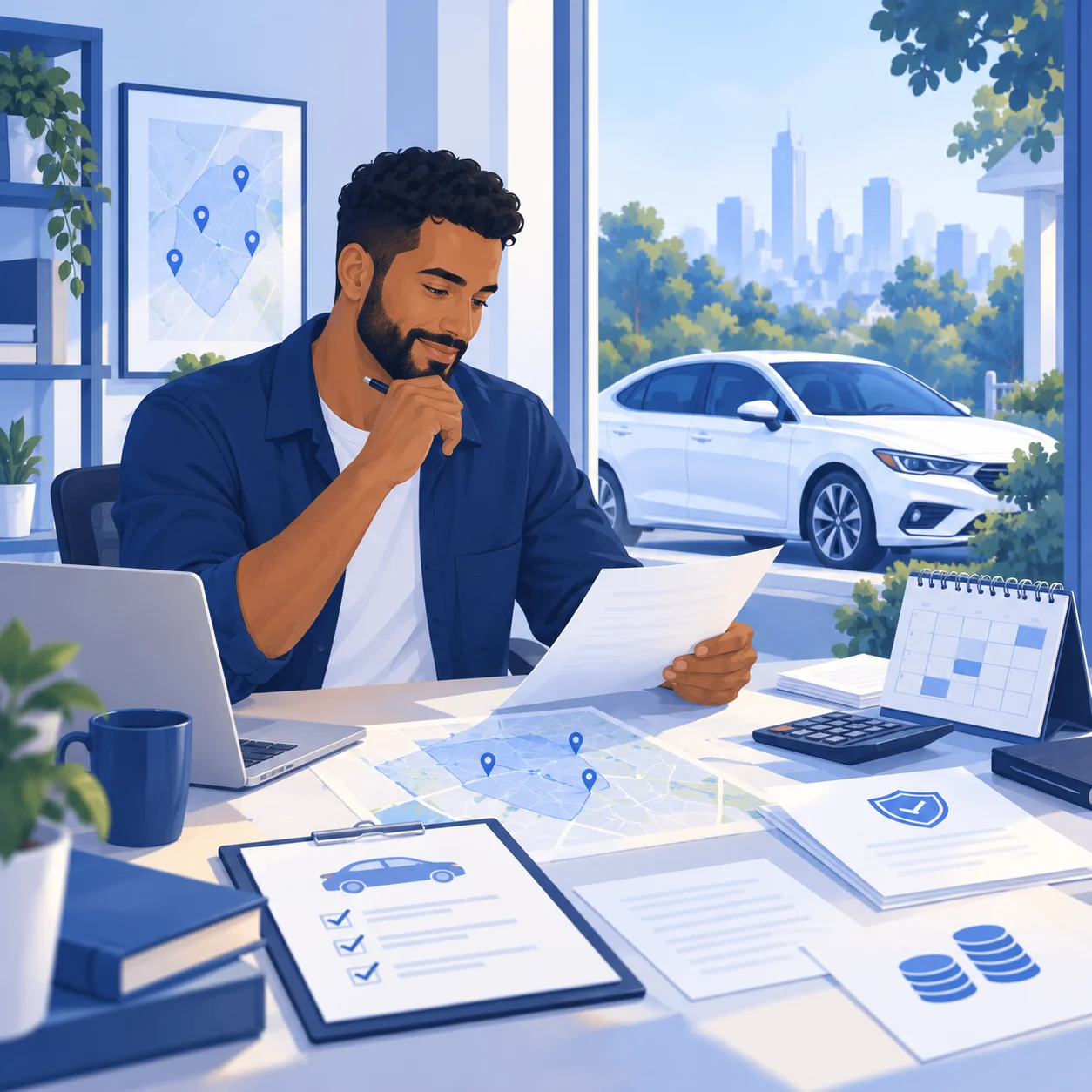 Illustration for How to start building a private driver business