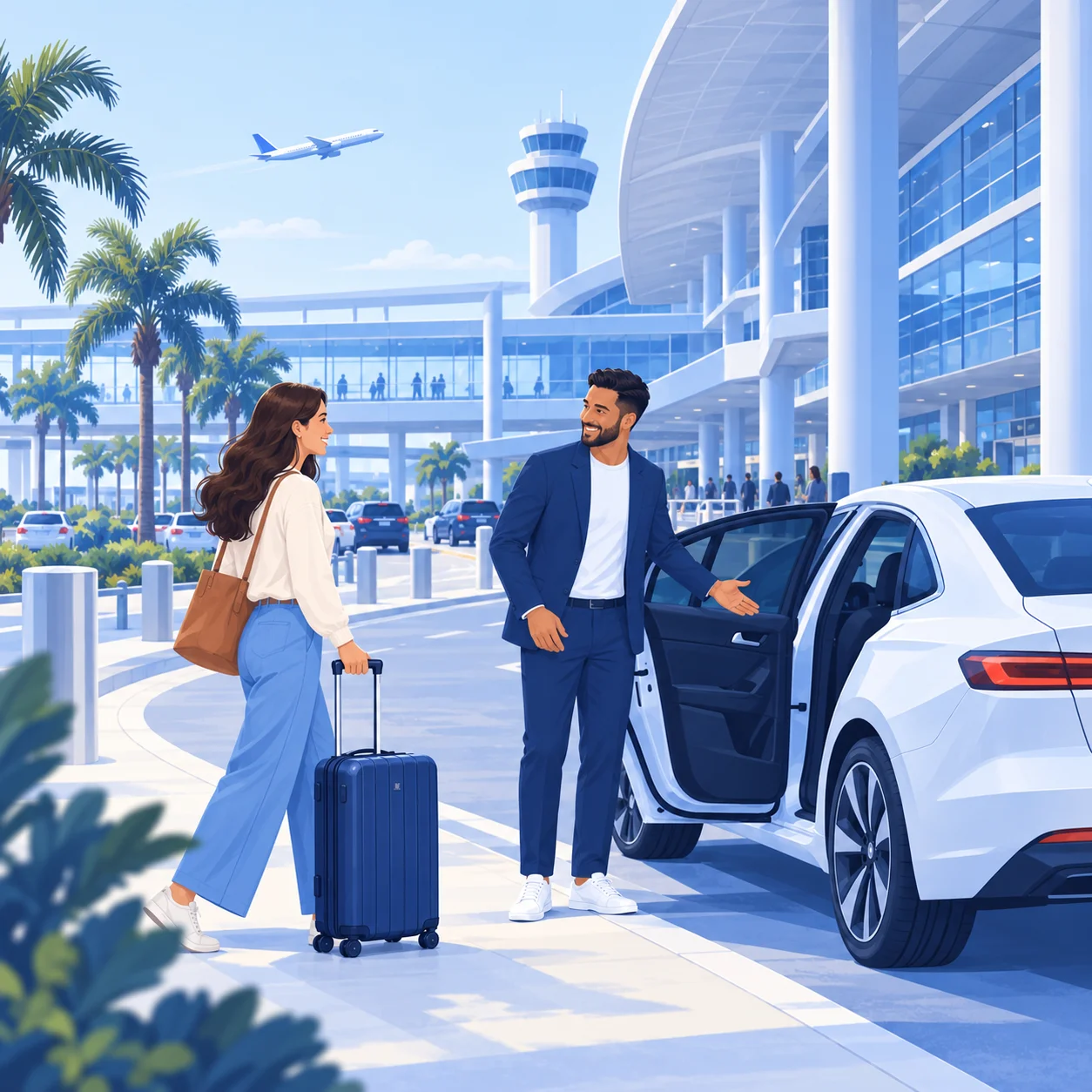 Illustration for Tampa Airport pickup for Sarasota rides