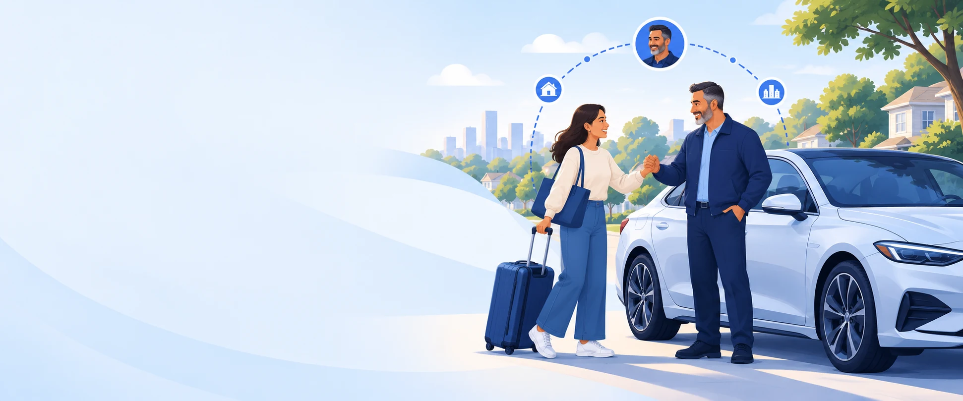 Passenger booking the same trusted local driver again